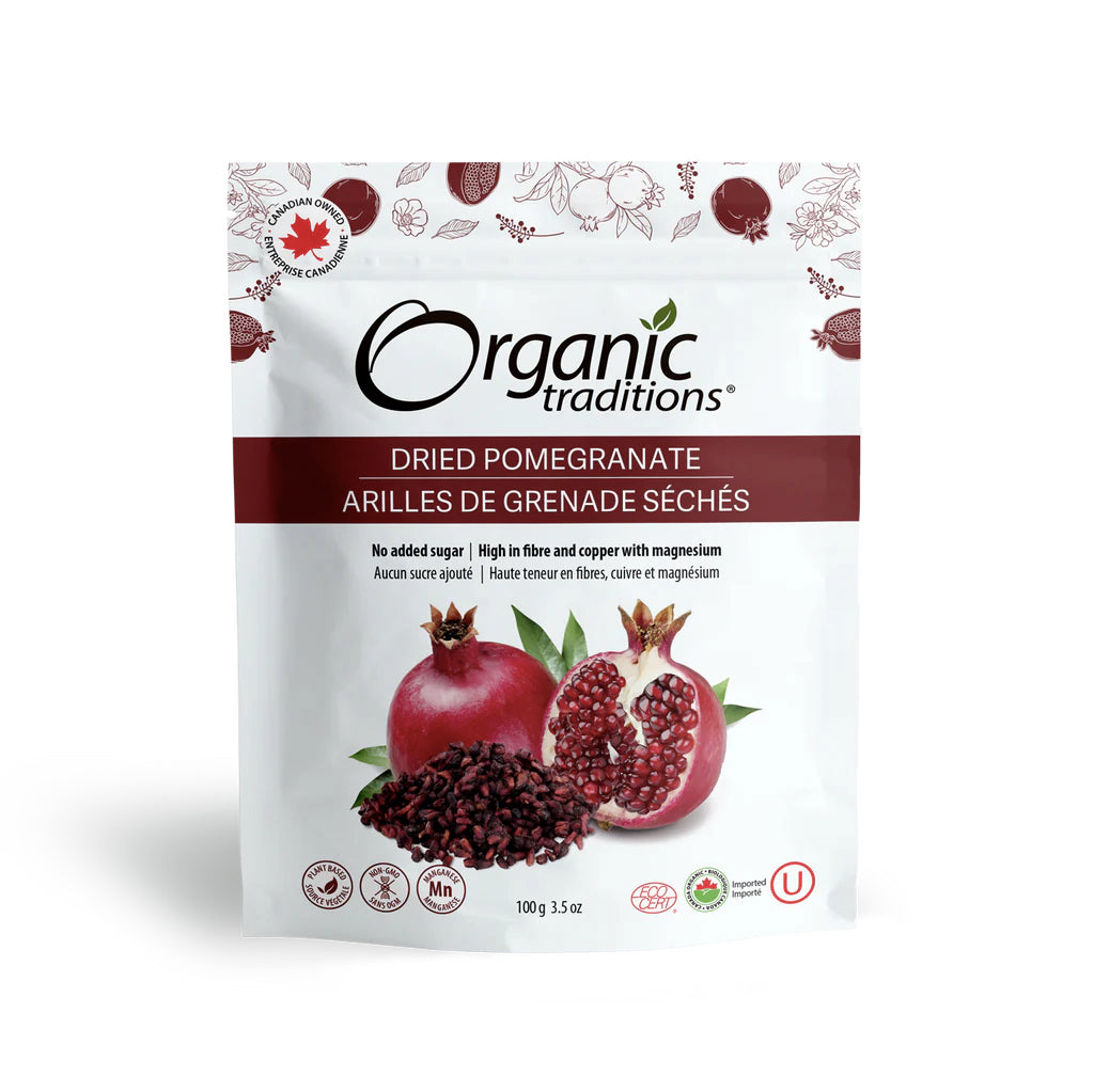 Grenades séchées biologiques - Organic Traditions - 100g